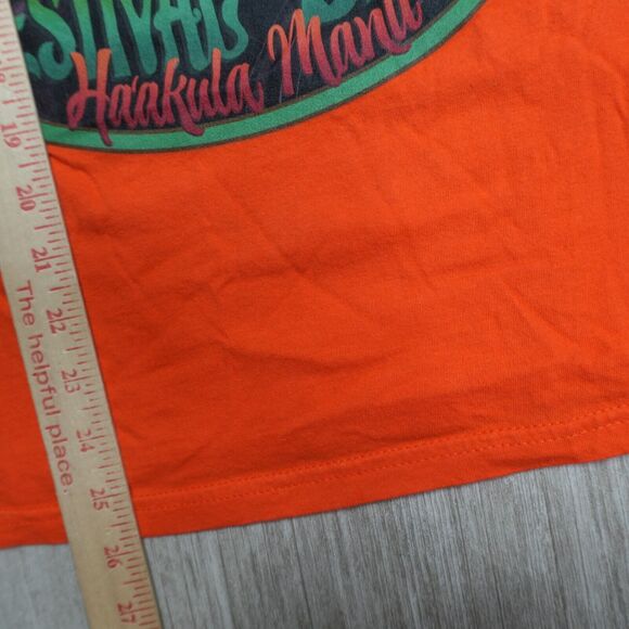 Hawaii Island Festival of Birds 2023 Haakula Manu Womens M Orange Crewneck Tee - Picture 4 of 5
